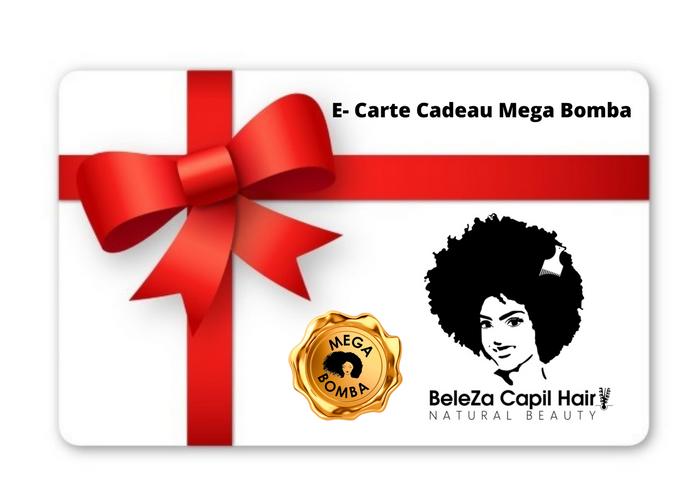 E-carte cadeau CHEVEUX MEGA BOMBA